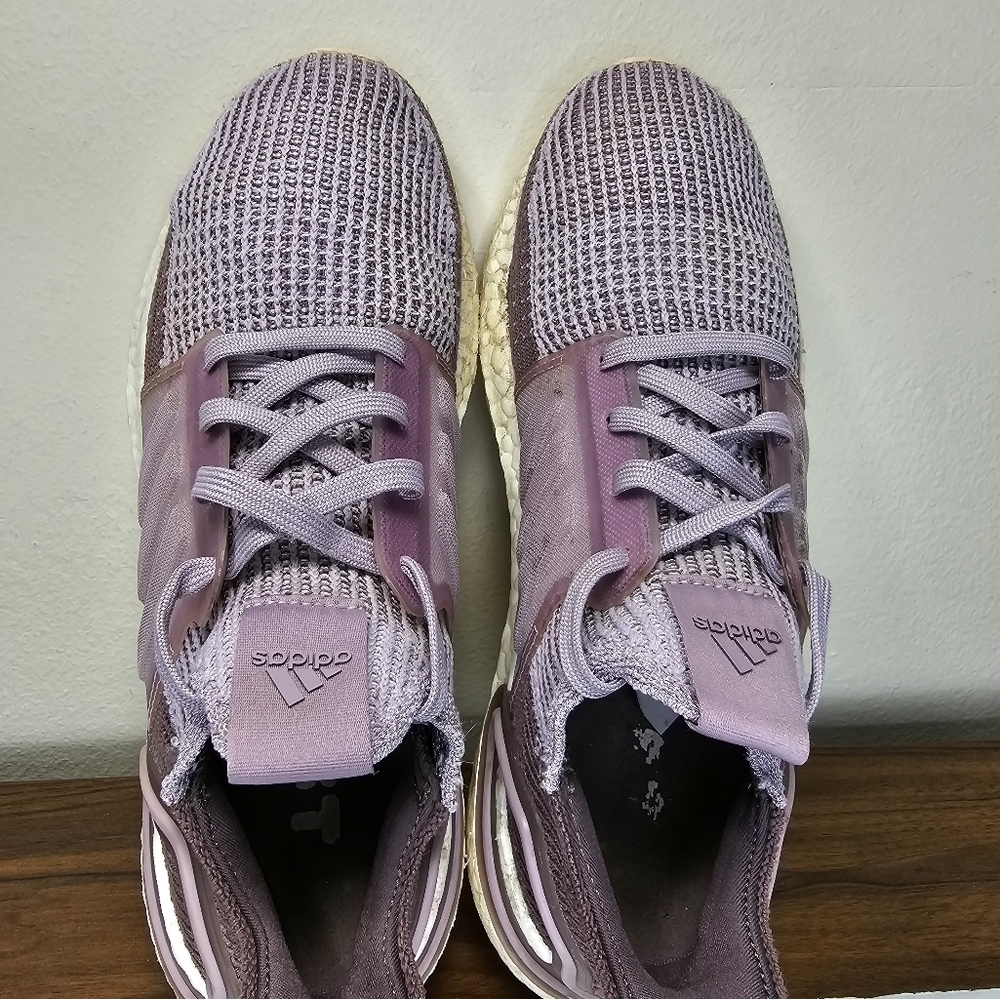 Adidas Ultraboost 19 Soft Vision Womens Athletic Running Shoes Size 8 - Picture 6 of 7